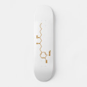 Ginger Gingerol Molecule Chemical Formule Persoonlijk Skateboard (Voorkant)