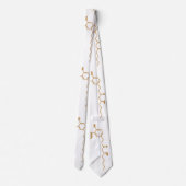 Ginger Gingerol Molecule Chemical Formule Stropdas (Achterkant)