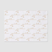 Ginger Gingerol Molecule Chemical Formule Tissuepapier (Voorkant)