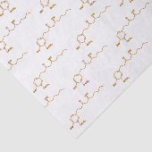 Ginger Gingerol Molecule Chemical Formule Tissuepapier (Detail)