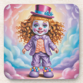 Ginger Girl Clown Onderzetter Set