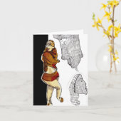 Ginger Girl Notecard Kaart (Gele Bloem)
