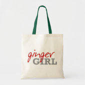 Ginger Girl Redhead Freckles Tote Bag (Voorkant)