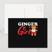 Ginger Girl Redhead Red Hair Redheads Freckles Gif Briefkaart (Voorkant / Achterkant)