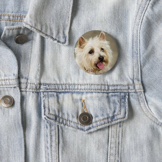 Ginger-glimpje Ronde Button 5,7 Cm (In situ)