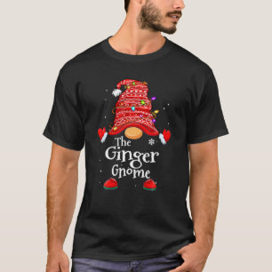 Ginger Gnome Xmas Familie Matching Grappige Kerstm T-shirt
