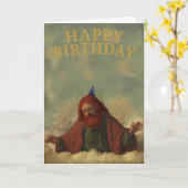 Ginger God Verjaardag Kaart (Gele Bloem)