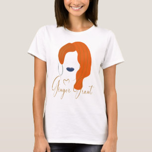 Ginger Grant red haar T-shirt