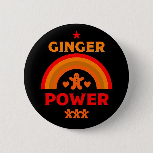 Ginger Hair Pride Ronde Button 5,7 Cm (Voorkant)