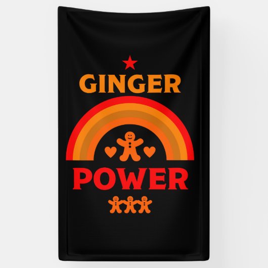Ginger Hair Pride Spandoek (Verticaal)