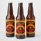 Ginger Haired Pride Bier Etiket (Flessen)
