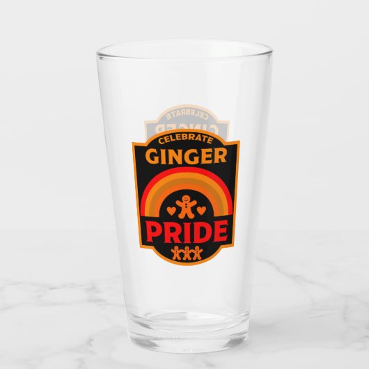 Ginger Haired Pride Glas (Achterkant)