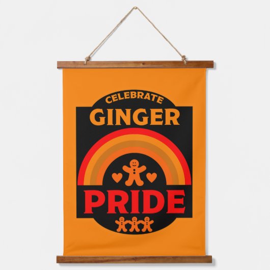 Ginger Haired Pride Hangend Wandkleed (Voorkant)