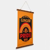 Ginger Haired Pride Hangend Wandkleed (Gebogen)