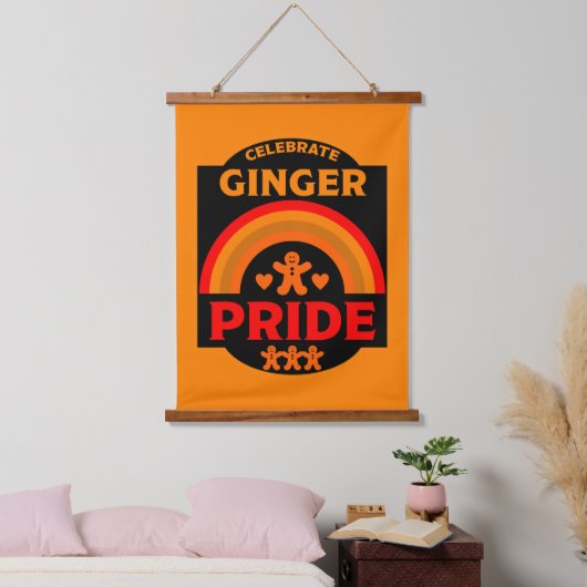 Ginger Haired Pride Hangend Wandkleed (Slaapkamer)