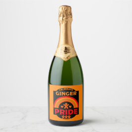 Ginger Haired Pride Sparkling Wijnetiket