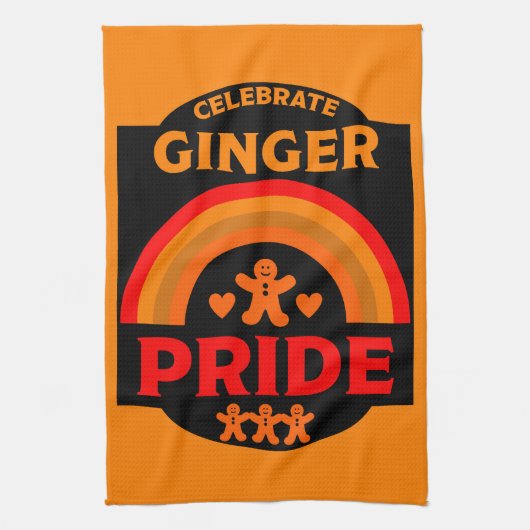 Ginger Haired Pride Theedoek (Verticaal)
