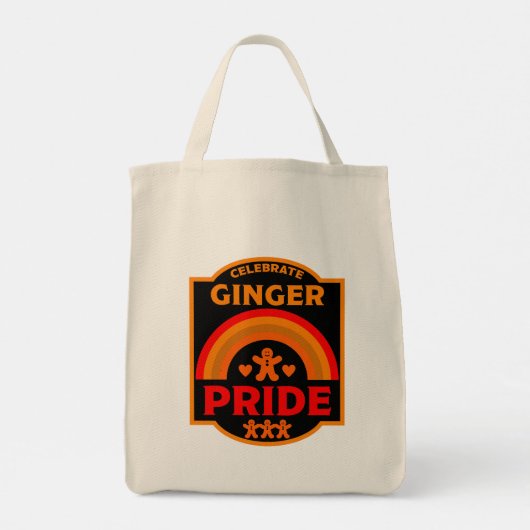 Ginger Haired Pride Tote Bag (Achterkant)
