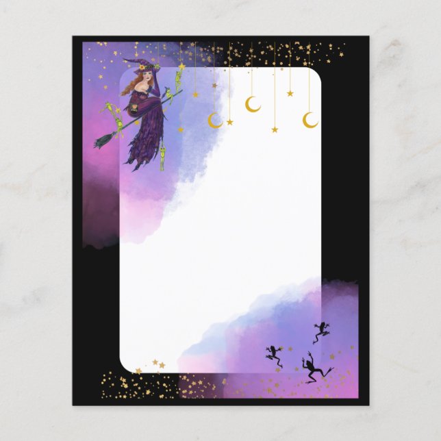 Ginger Halloween heks met kikkers van Renee (Voorkant)