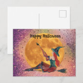 Ginger Halloween witch postkaart van Renee (Voorkant / Achterkant)
