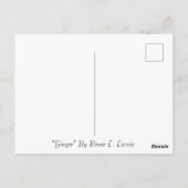 Ginger Halloween witch postkaart van Renee (Achterkant)