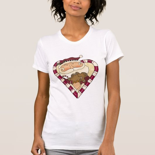 Ginger Heart Santa T-shirts en cadeaus (Voorkant)