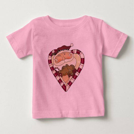 Ginger Heart Santa T-shirts en cadeaus (Voorkant)