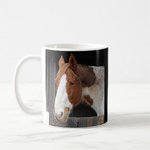 Ginger Horse op Boerderij met naam Koffiemok