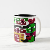 Ginger hotel tweekleurige koffiemok (Voorkant rechts)