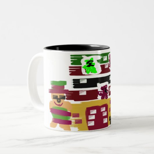 Ginger hotel tweekleurige koffiemok (Voorkant links)