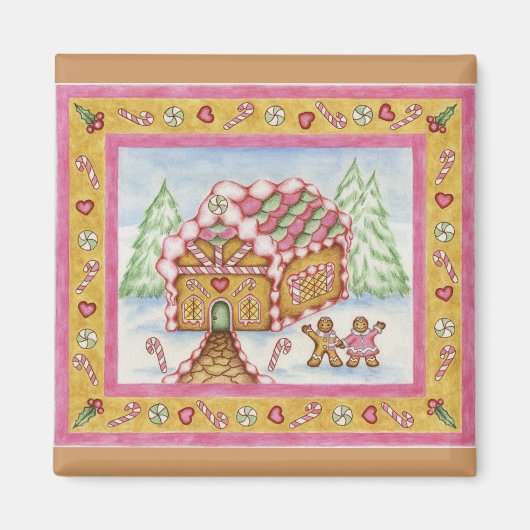 ginger_house_3d Cropped Magneet (Voorkant)