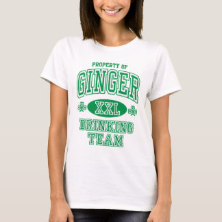 Ginger Irish Drink Team T-shirt