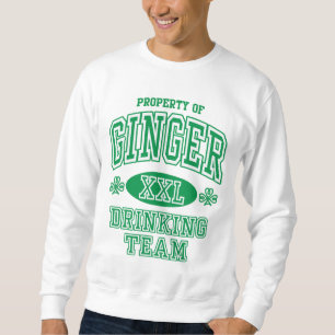 Ginger Irish Drink Team Trui