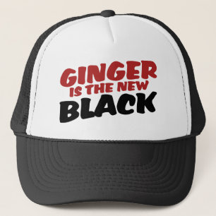 Ginger is de nieuwe zwarte trucker pet