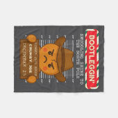Ginger Jailhouse Christmas Humor Gingerbread Coupl Fleece Deken (Voorkant (Horizontaal))