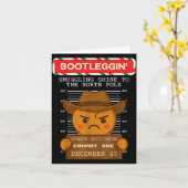 Ginger Jailhouse Christmas Humor Gingerbread Coupl Kaart (Gele Bloem)