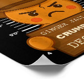 Ginger Jailhouse Christmas Humor Gingerbread Coupl Poster (Hoek)