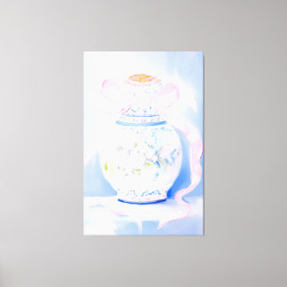 Ginger Jar Acryl schilderij Preppy muurkunst Canvas Afdruk