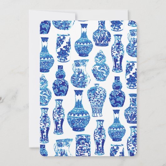 Ginger Jar Briefpapier Notitiekaartje (Achterkant)