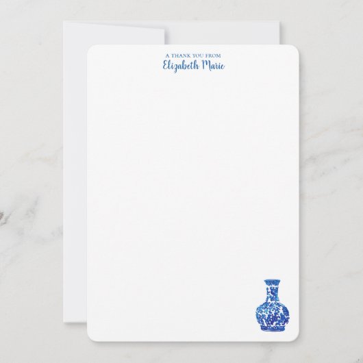 Ginger Jar Briefpapier Notitiekaartje (Voorkant)