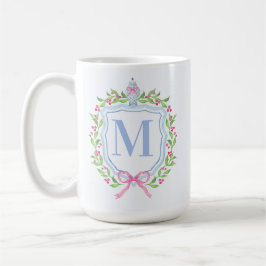 Ginger Jar & Christmas Berries Monogram Koffiemok