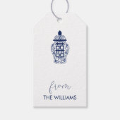 Ginger Jar Custom Gift Labels Cadeaulabel (Voorkant)