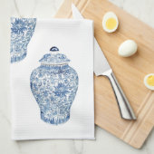 GINGER JAR DISH TOWELS THEEDOEK (Quarter Fold)