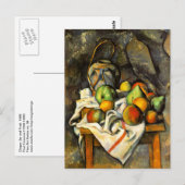 Ginger Jar en Fruit Fine Art van Cezanne Briefkaart (Voorkant / Achterkant)