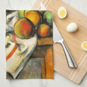 Ginger Jar en Fruit van Cezanne Theedoek (Quarter Fold)