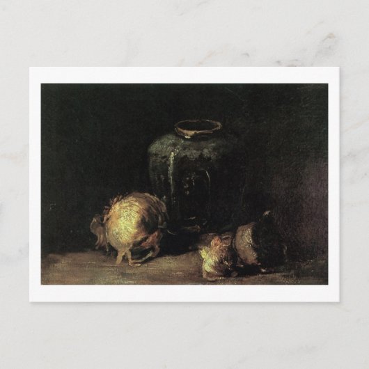 Ginger Jar en Onions, Vincent van Gogh Briefkaart (Voorkant)