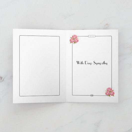 Ginger Jar Floral Kaart (Binnen)