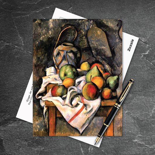 Ginger Jar met Fruit Paul Cezanne Briefkaart