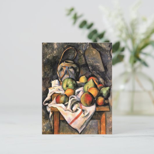 Ginger Jar met Fruit Paul Cezanne Briefkaart (Staand voorkant)