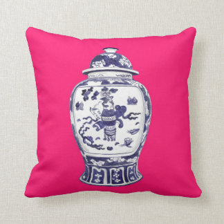 Ginger Jar op Fuschia 2-zijdig afbeelding Kussen